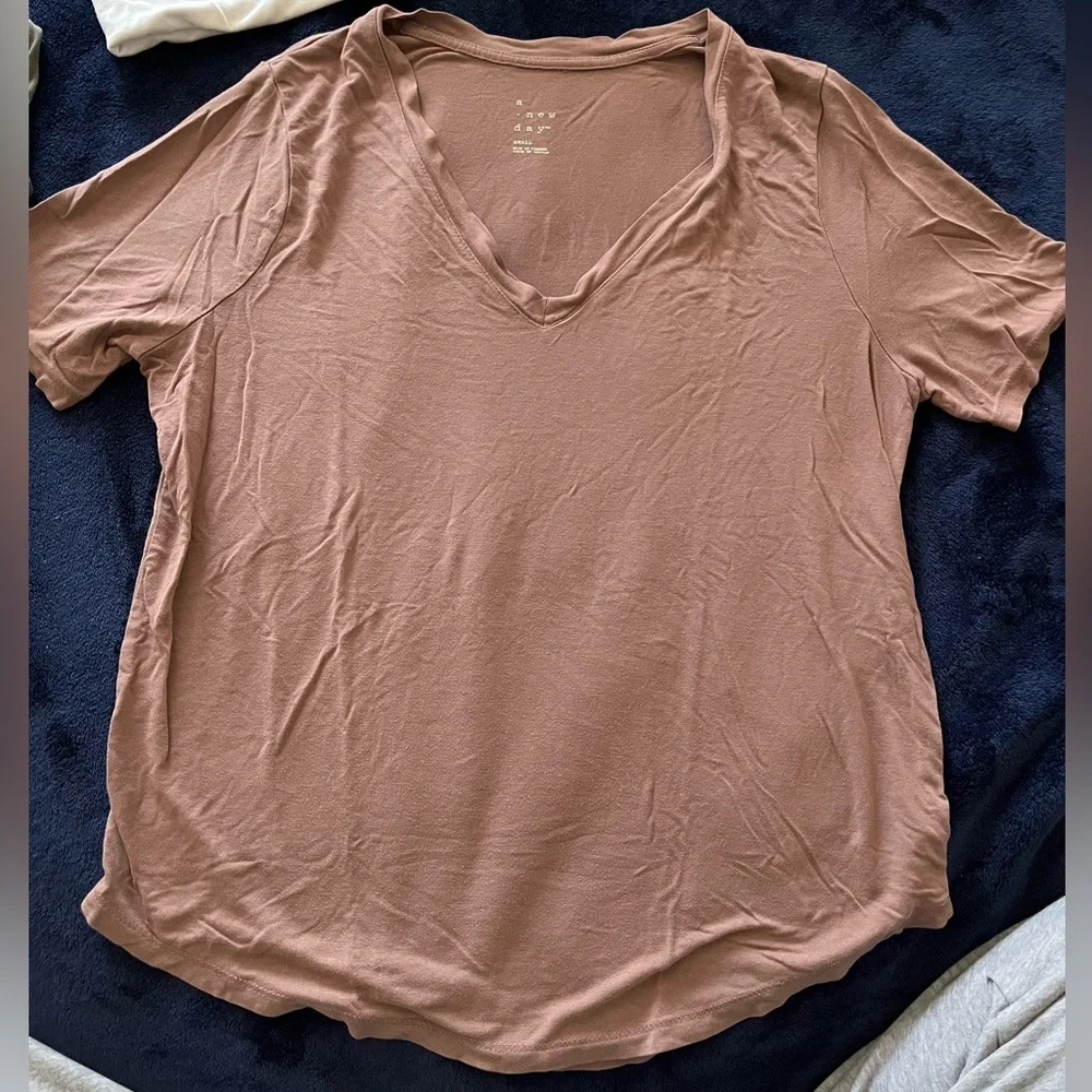9 T-Shirt bundle! a New Day and Old navy luxe, Short Sleeve Tops, Sz XS/S GUC - Picture 6 of 13